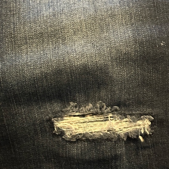 WHBM Skinny Leg Dark distressed denim. Size 12R - Picture 11 of 16